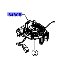 CABLE SUB-ASSY - SPIRAL W/SENS