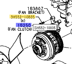 CLUTCH FAN ASSY