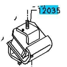 MOUNTING SUB ASSY-ENG-RR