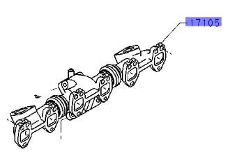 MANIFOLD SUB-ASSY- EXHAUST