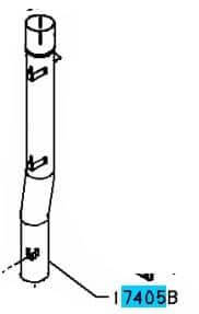 PIPE SUB-ASSY- EXHAUST TAIL