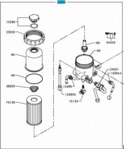 FILTER ASSY - FUEL W/HTR FP243