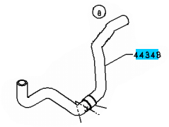 HOSE- OIL RESERVOIR TO PUMP
