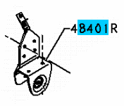 BRACKET SUBASY- SPRING NO.1 RH