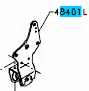 BRACKET SUBASY- SPRING NO.1 LH