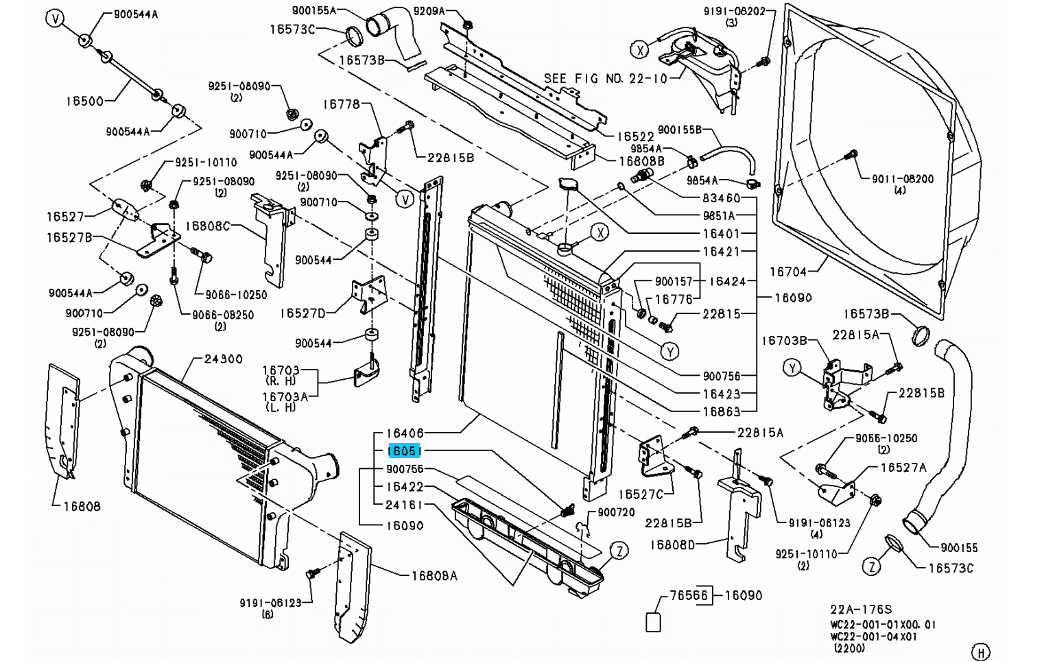 RADIATOR ASSY KIT - AUTO