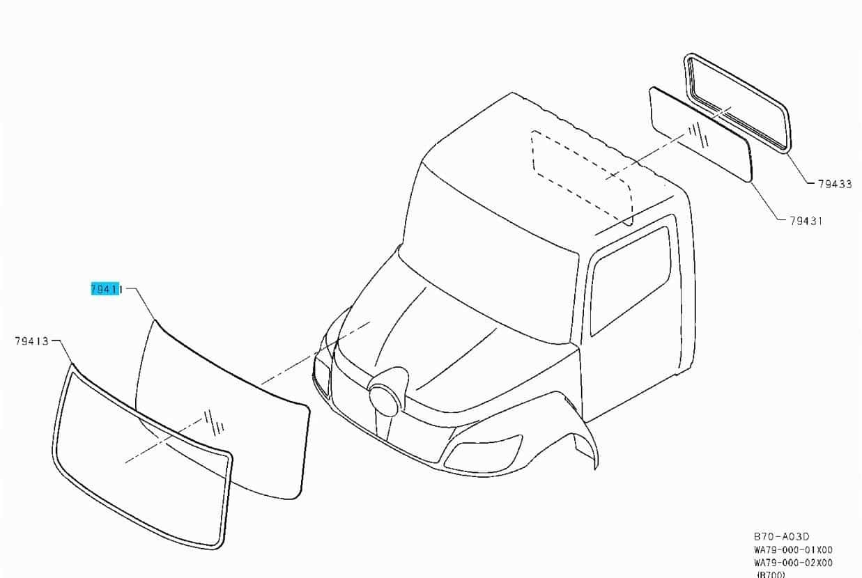 WINDSHIELD CONVENTIONAL GLASS