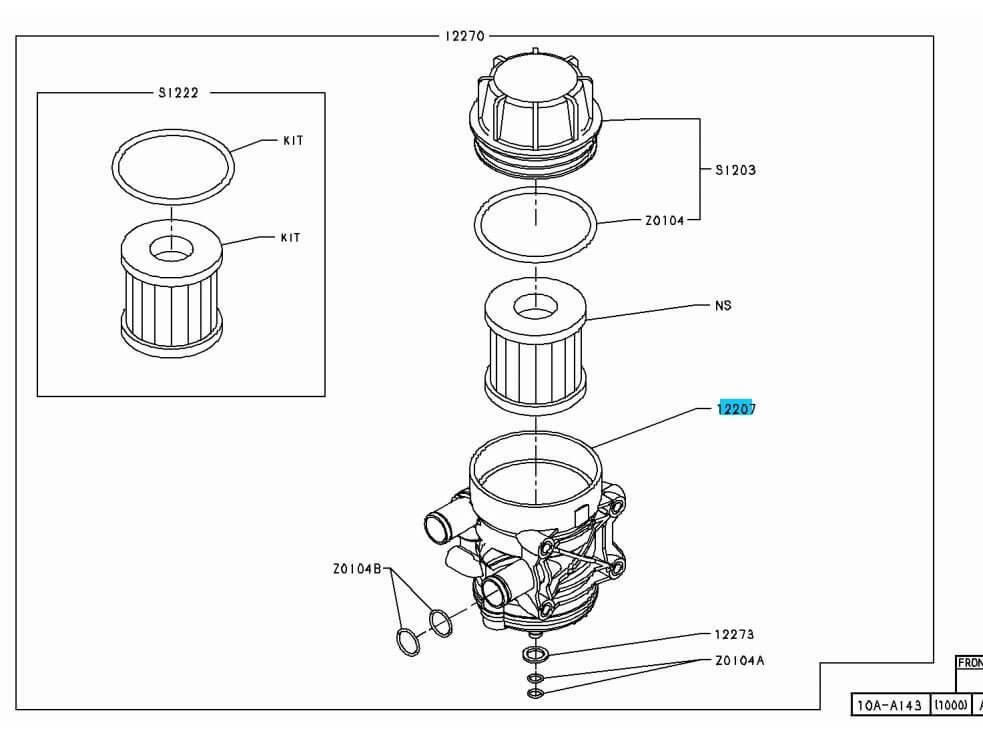 SEPARATOR ASSY - OIL