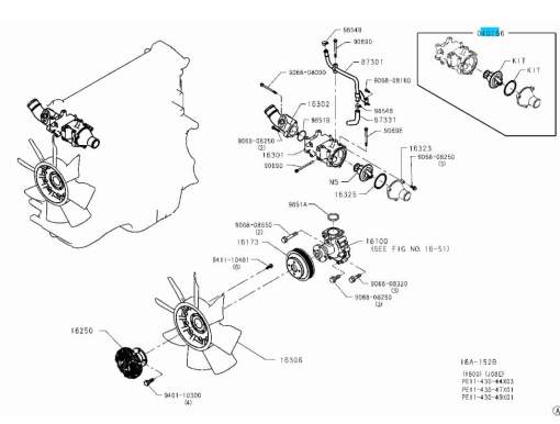 FAN CLUTCH ASSY FLUID L/FAN - Image 2