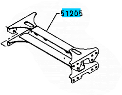 CROSSMEMBER ASSY - FRAME #5