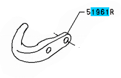 TOW HOOK PASSENGER SIDE
