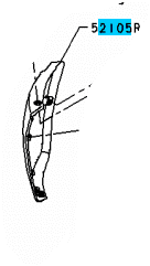 BUMPER CORNER SUB ASSY -WHT-RH