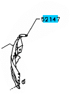 BRACKET -FR BUMPER -RH