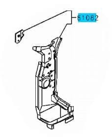 PILLAR -BODYSIDE INNER-FR-LH