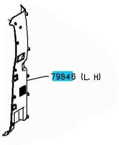 PANEL - QUARTER TRIM LH