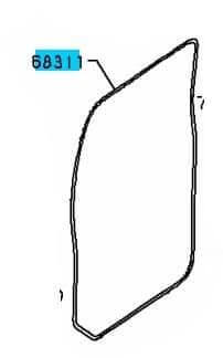 WEATHERSTRIP-DOOR OPENING