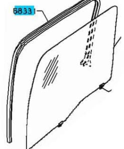 WEATHERSTRIP-DOOR GLASS RUN