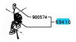 LOCK ASSY - DOOR - RH