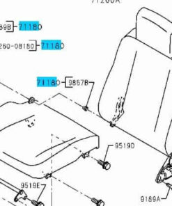 F CUSHION & BACK ASSY