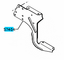 BRACKET SUB-ASSY- BATTERY STEP