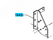 BRACKET BATTERY CARRIER FR