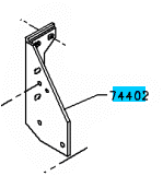 BRACKET BATTERY CARRIER RR