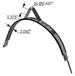 BAND SUB ASSY 52/95G FUEL TANK