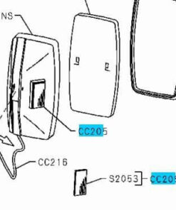 LIGHT ASSY FOR MIRROR HOUSING