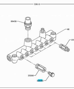 COMMON RAIL ASSY W P SENSOR