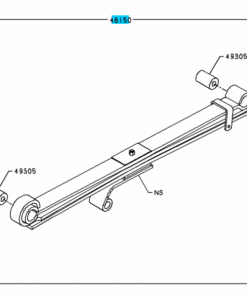 SPRING ASSY FRONT 2 LEAF 8K