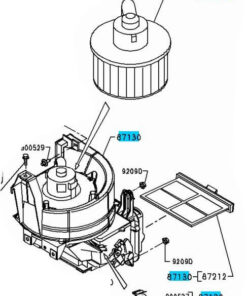BLOWER ASSY HEATER