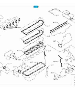 ENG UPR GASKET KIT 6CYL 05-10