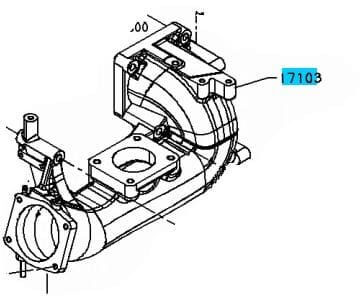 PIPE SUB-ASSY - INTAKE - Image 2