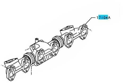 MANIFOLD SUB-ASSY - EXHAUST - Image 2