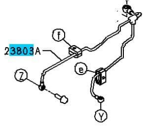 PIPE SUB-ASSY- FUEL RETURN - Image 2