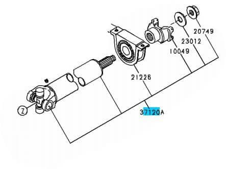 SHAFT ASSY- PROPELLER COUPLING - Image 2