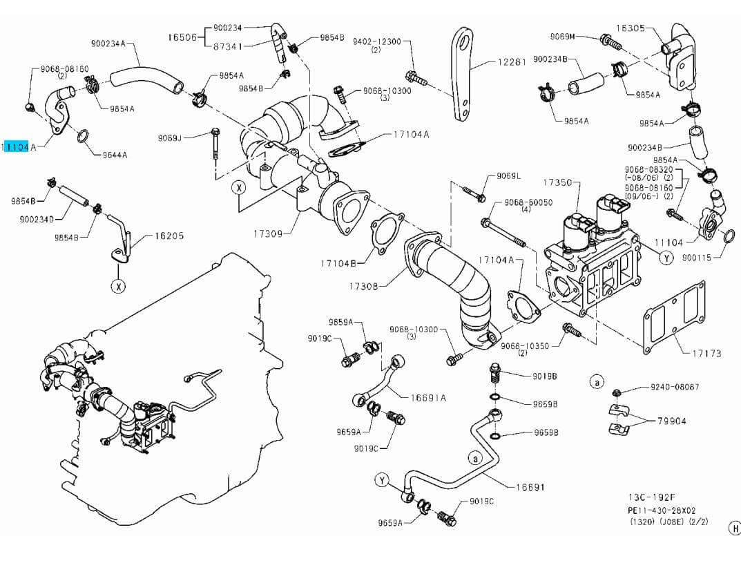 PIPE SUB ASSY - WATER - Image 2