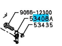 BRACKET SUB ASSY HOOD - Image 2