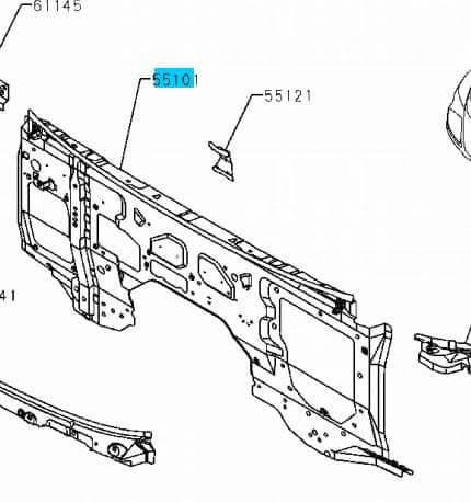 F-PANEL SUB-ASSY - DASH - Image 2