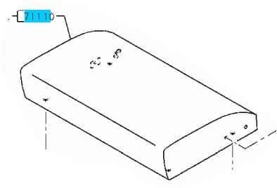 F CUSHION ASSY SEAT RH - Image 2