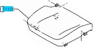 F CUSHION ASSY SEAT LH - Image 2