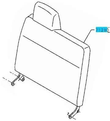 F BACK ASSY SEAT RH - Image 2