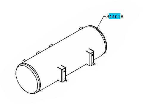 TANK SUB-ASSY- AIR 9.5X30.75 - Image 2