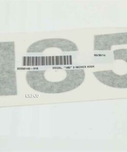 02250140-918 Genuine Part by SULLAIR (R) DECAL, "185" 3 INCHES HIGH