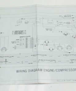 02250166-747 Genuine Part by SULLAIR (R) DECAL, WD ENG/COMPRESSOR T3