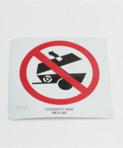 02250171-800 Genuine Part by SULLAIR (R) DECAL, DO NOT OPER W/DOORS OPE