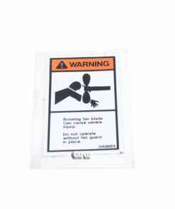 049965 Genuine Part by SULLAIR (R) SIGN, WARNING-SEVER-FAN-PORT.
