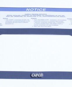 39899950 Ingersoll Rand (OEM)  DECAL,OPERATING INSTR