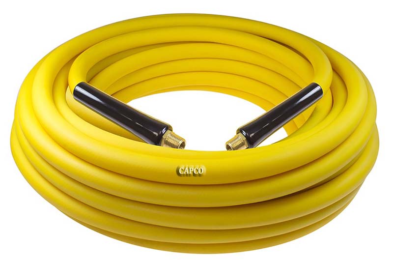 YB40504Y Yellow Belly PVC Hybrid Hose, 1/4" ID x 50, 1/4 MPT
